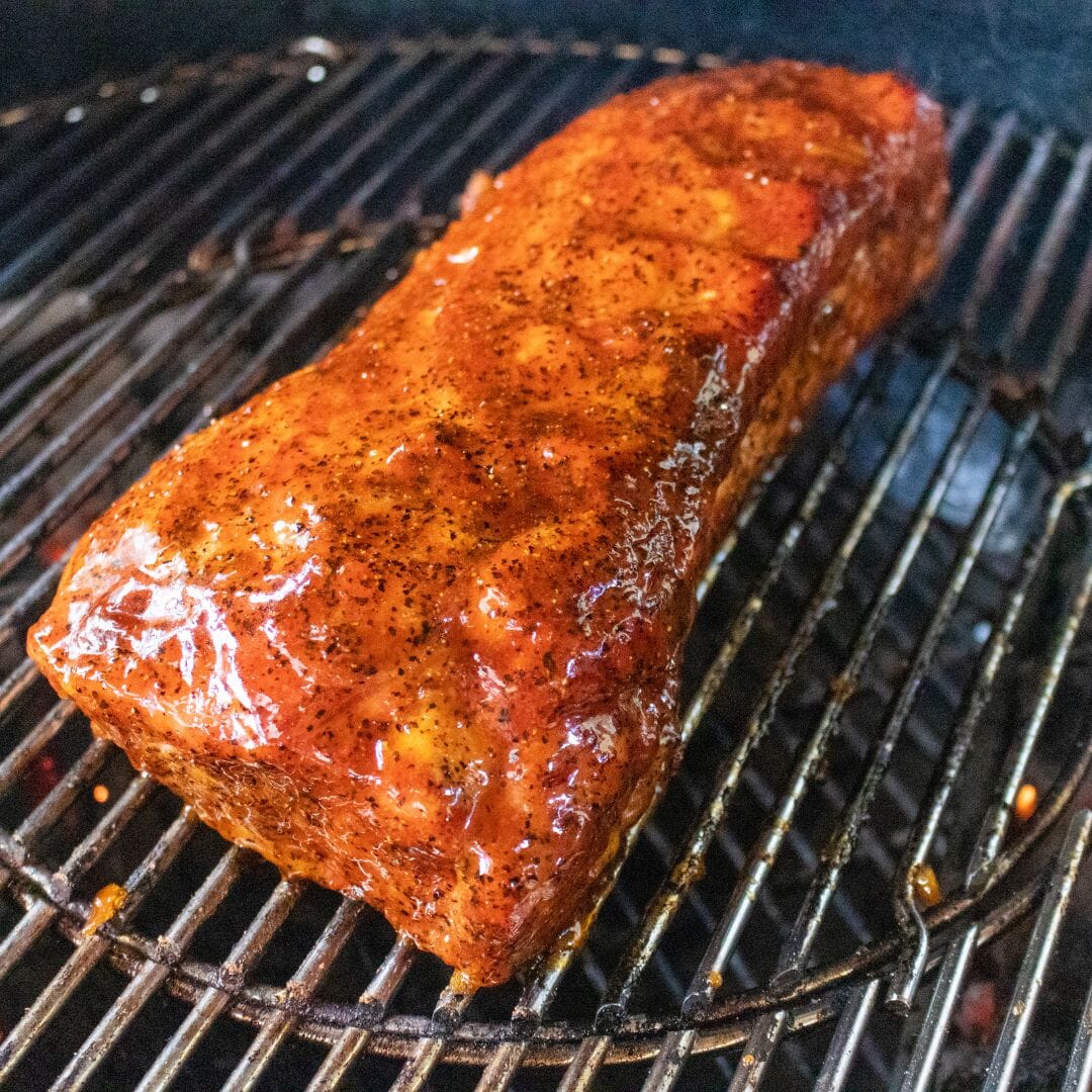 Pork Loin Roast on the Weber Kettle Grill
