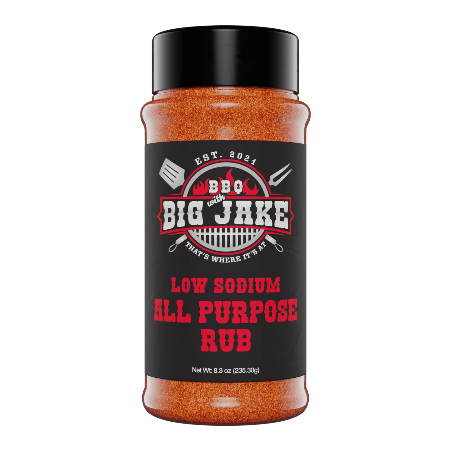 BBQ with Big Jake Low Sodium All Purpose Rub