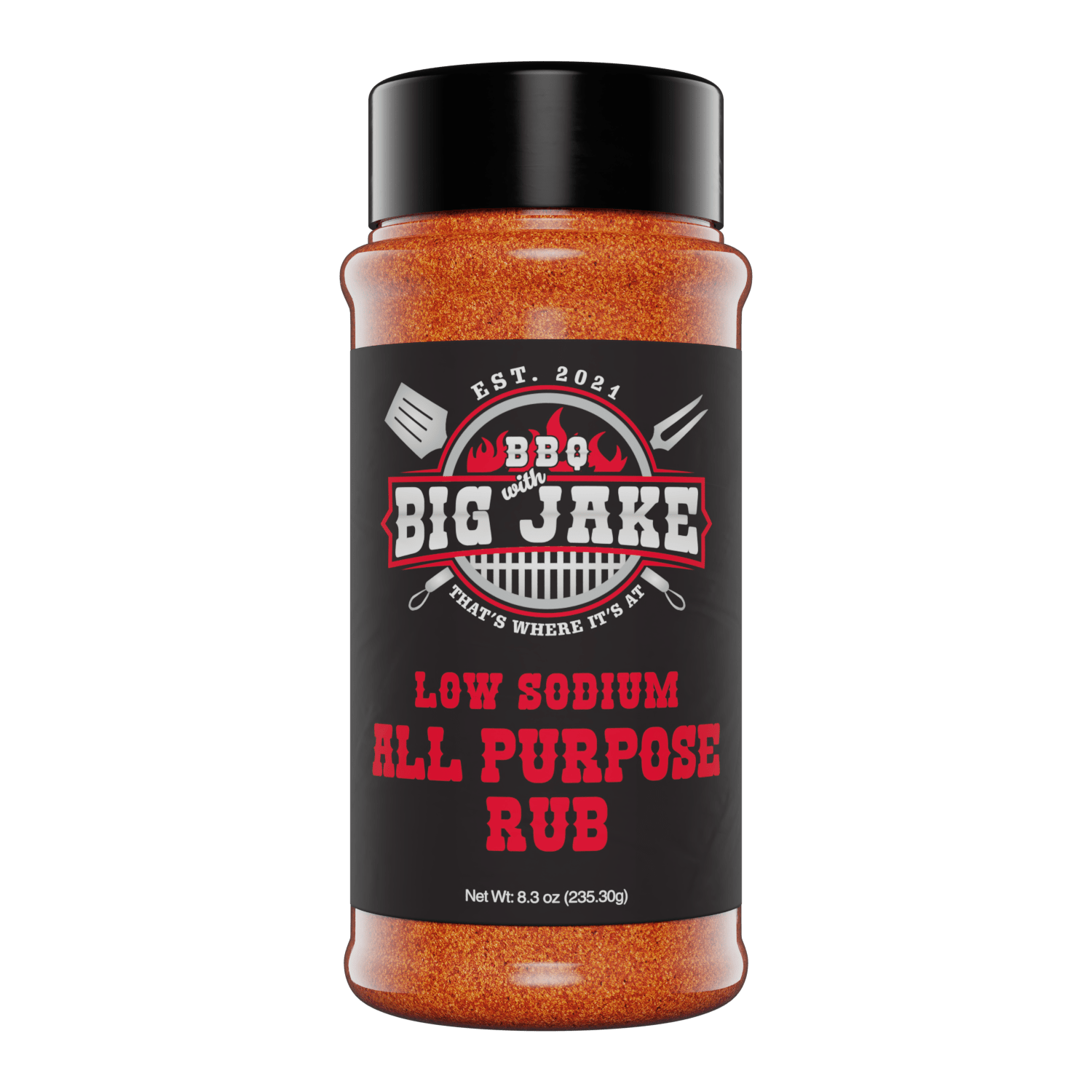 BBQ with Big Jake Low Sodium All Purpose Rub