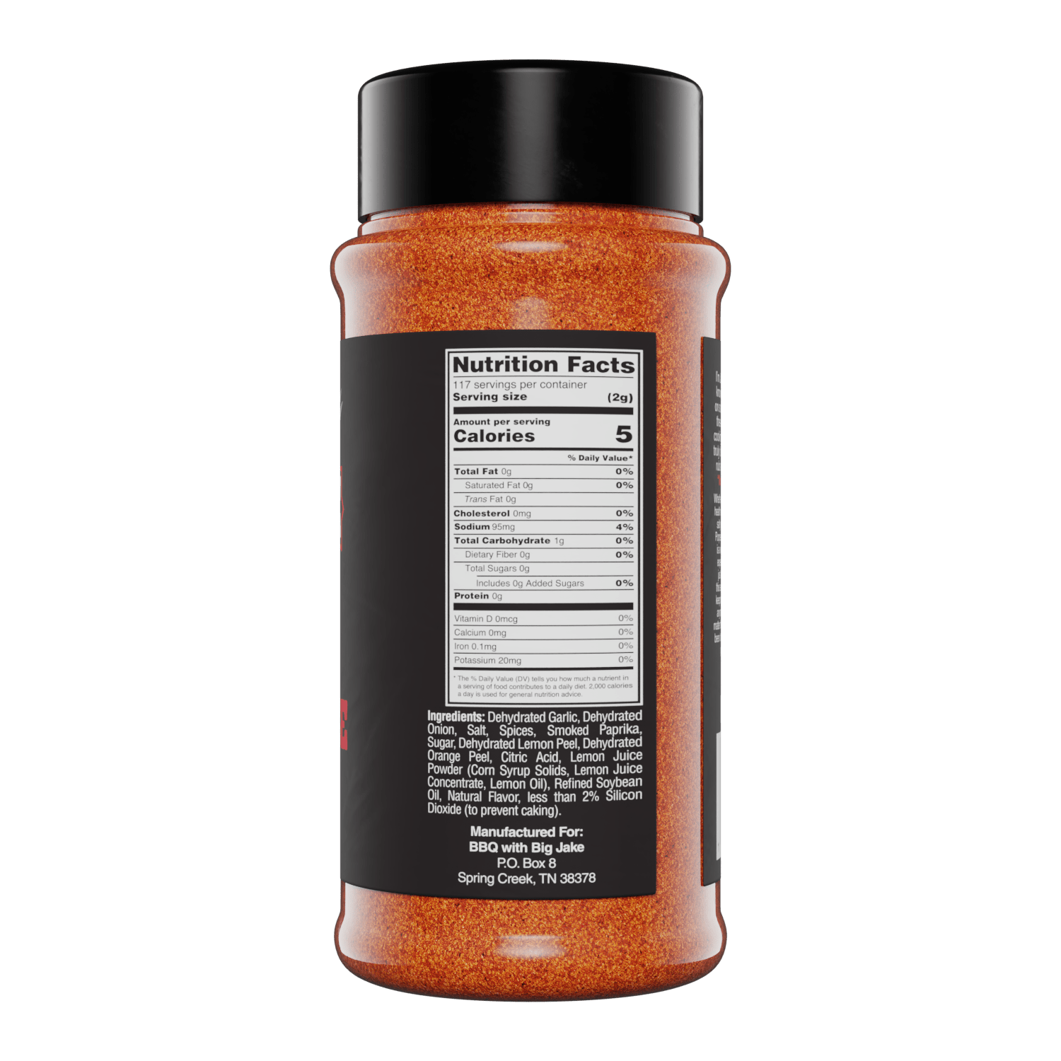 BBQ with Big Jake Low Sodium All Purpose Rub