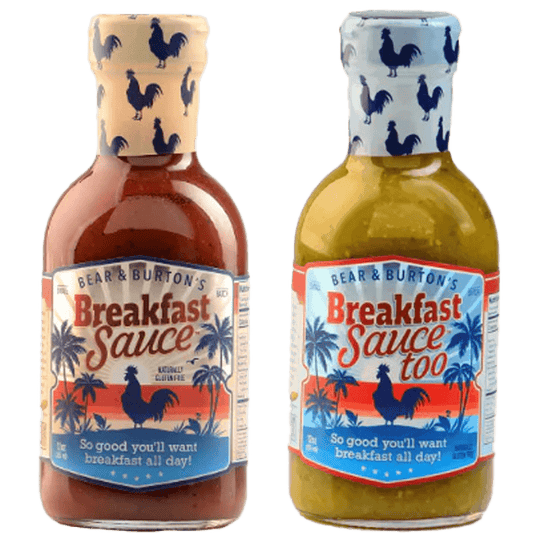 Bear & Burton's Breakfast Pack - Breakfast Sauce & Breakfast Sauce, Too - Front