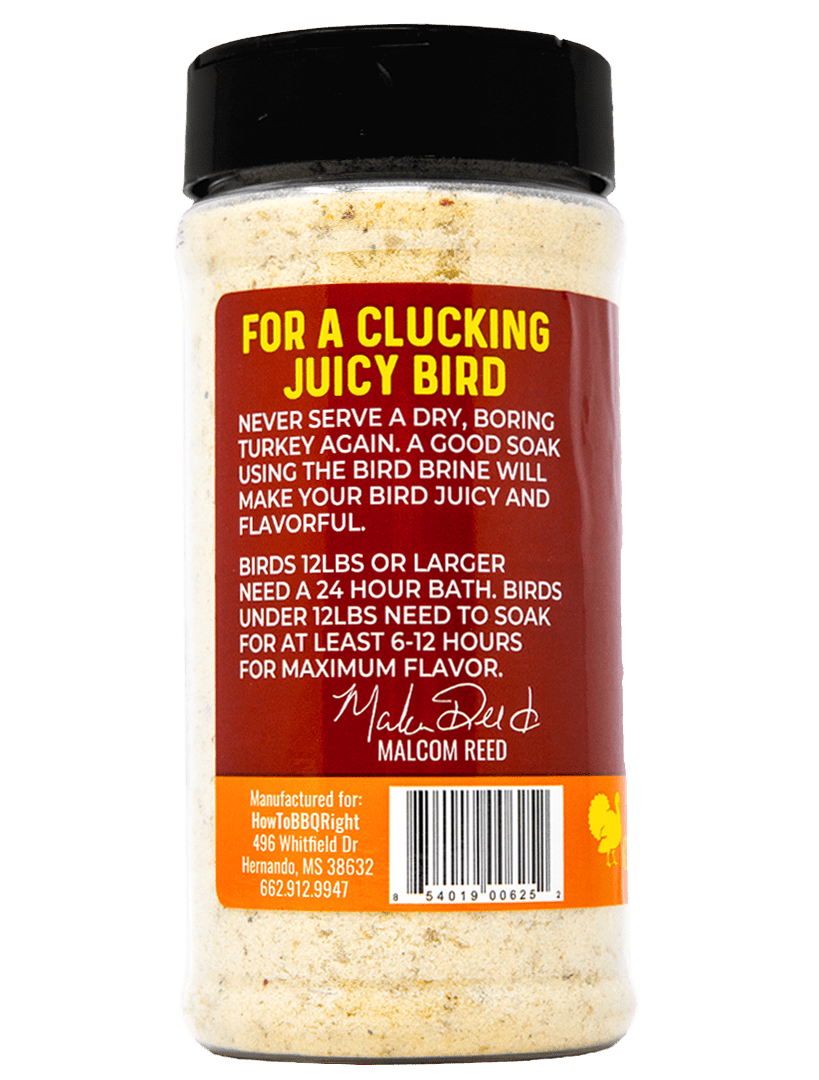 Malcom's Bird Brine, 16 oz. Friends How to BBQ Right 