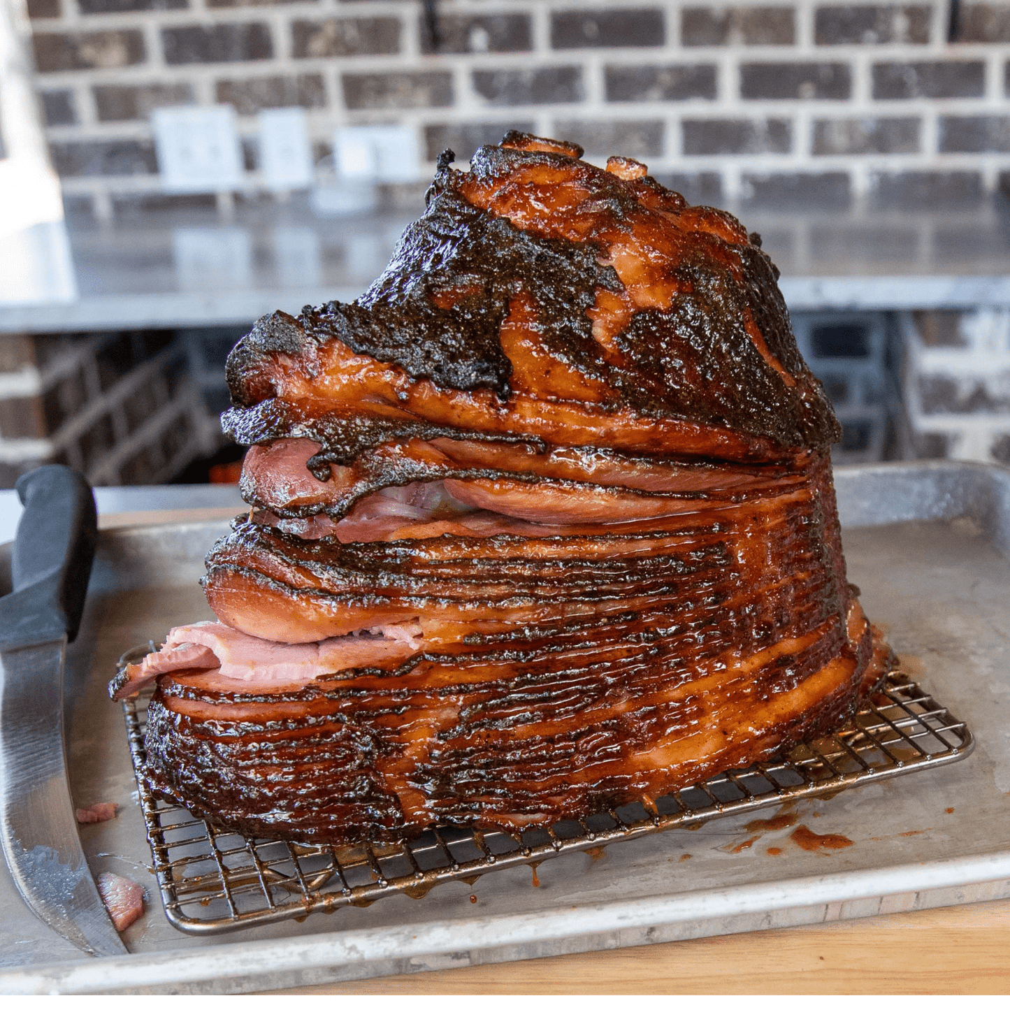 Spiral Sliced Honey Glazed Ham (8 lb. average) Meat Heath Riles BBQ 