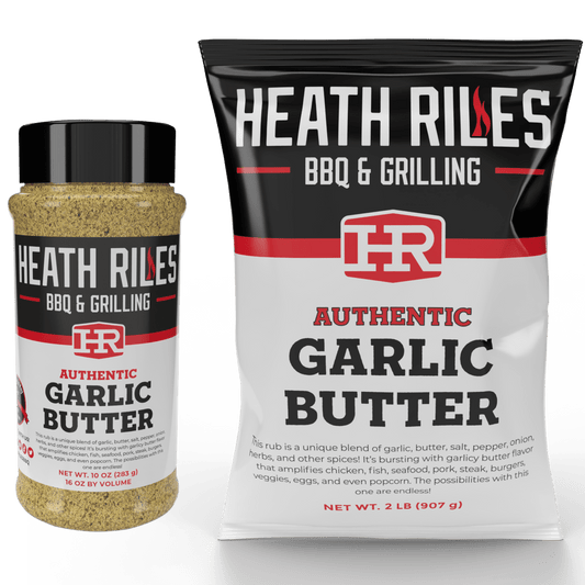 Garlic Butter Rub Shaker & 2 lb. Refill Bag Combo