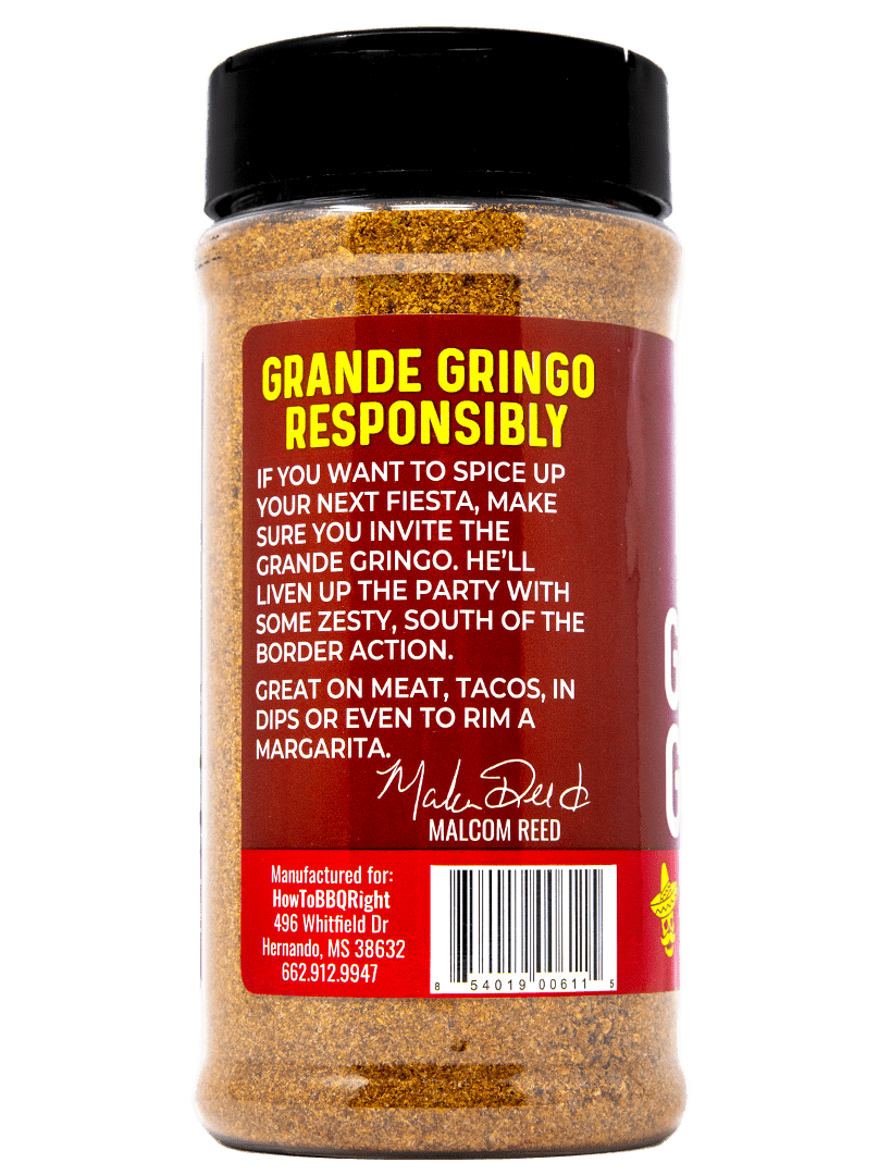 Malcom's Grande Gringo, 16 oz. Friends How to BBQ Right 