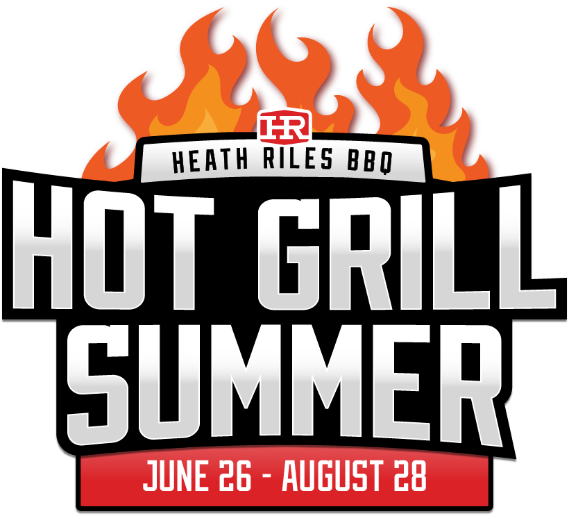 Hot Grill Summer Badge Logo