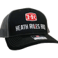 Heath Riles BBQ Trucker Hat, One Size - Left Angle