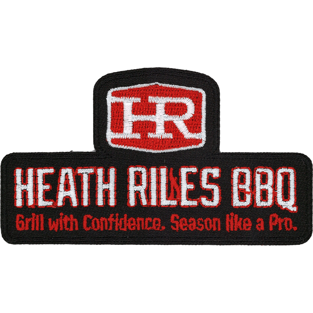 Heath Riles BBQ Logo Iron-On Patch