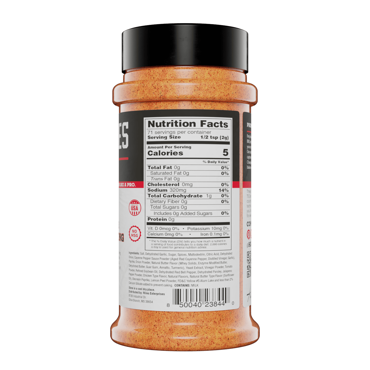 Eath Riles Heath Riles BBQ Lemon Pepper Buffalo Seasoning, 5.02 oz. | Heath Riles BBQ