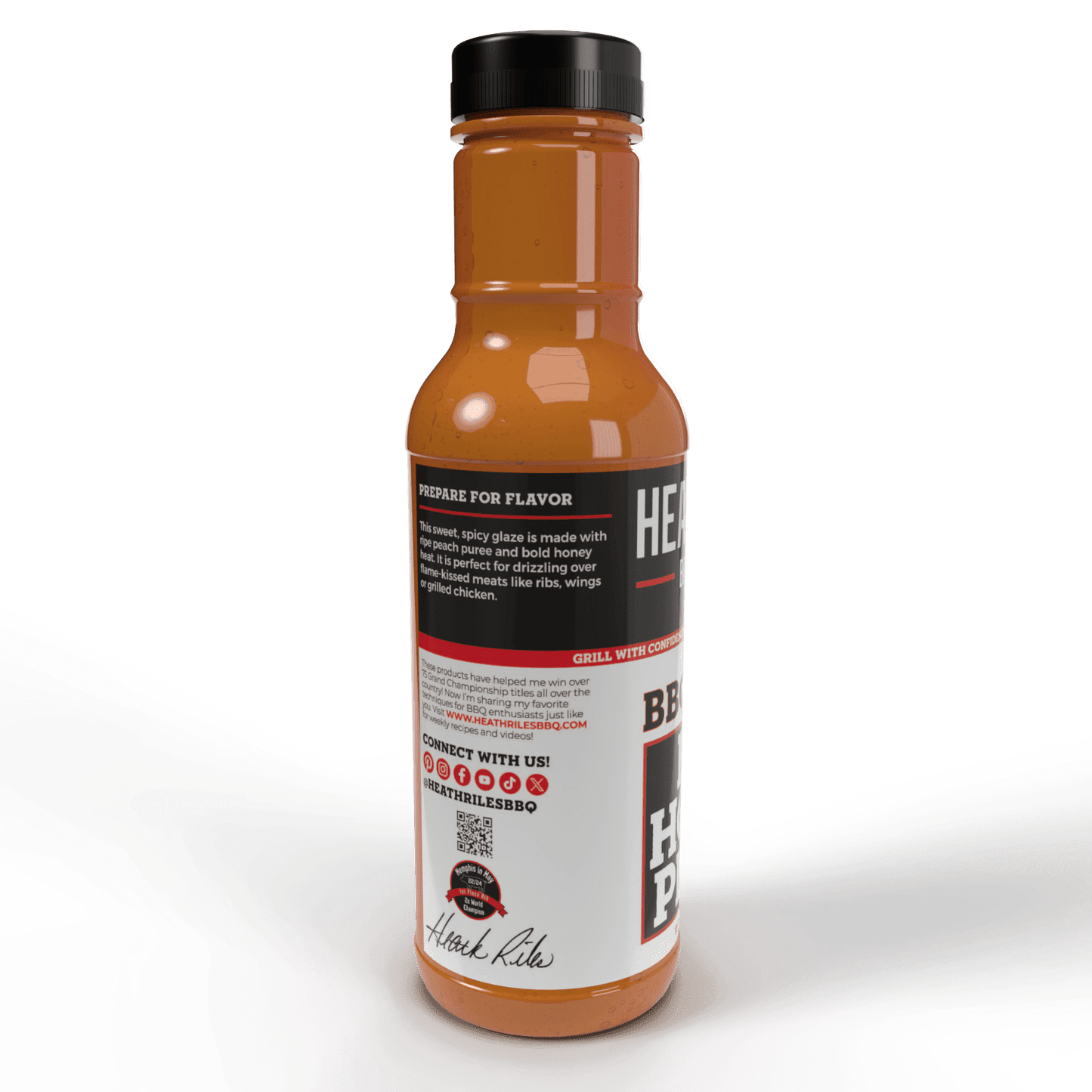 Hot Honey Peach BBQ Glaze