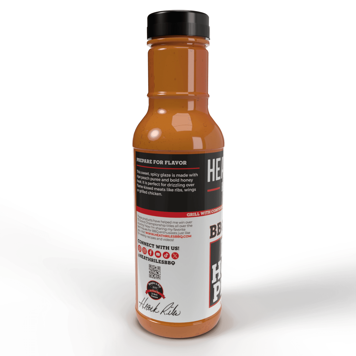 Hot Honey Peach BBQ Glaze