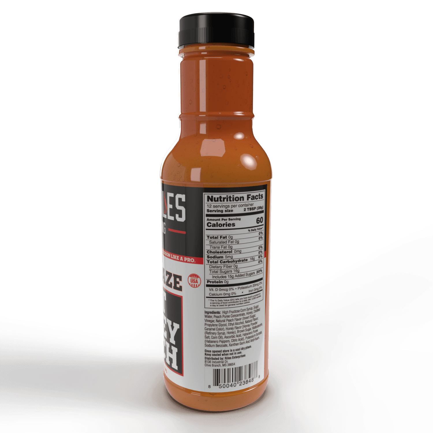 Hot Honey Peach BBQ Glaze