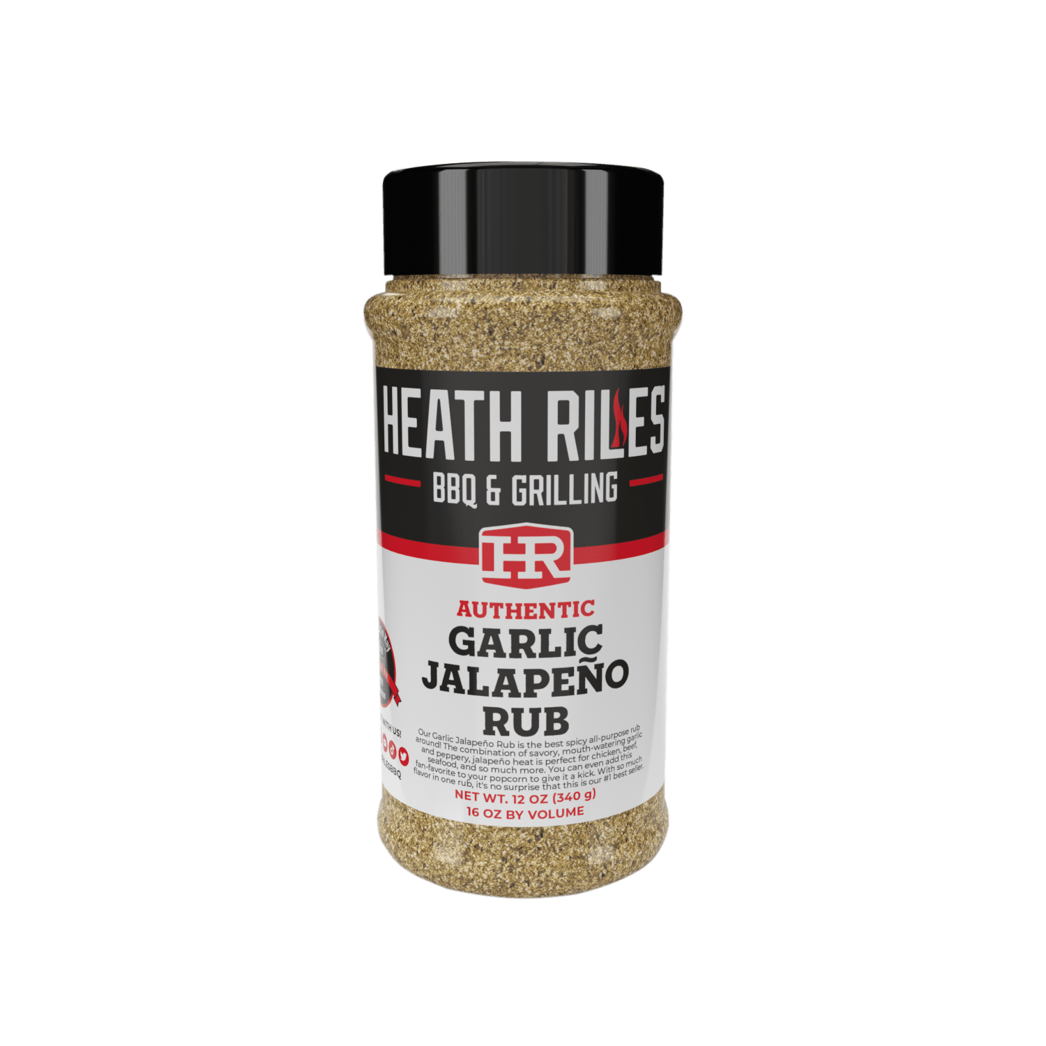 Garlic Jalapeño Rub Shaker