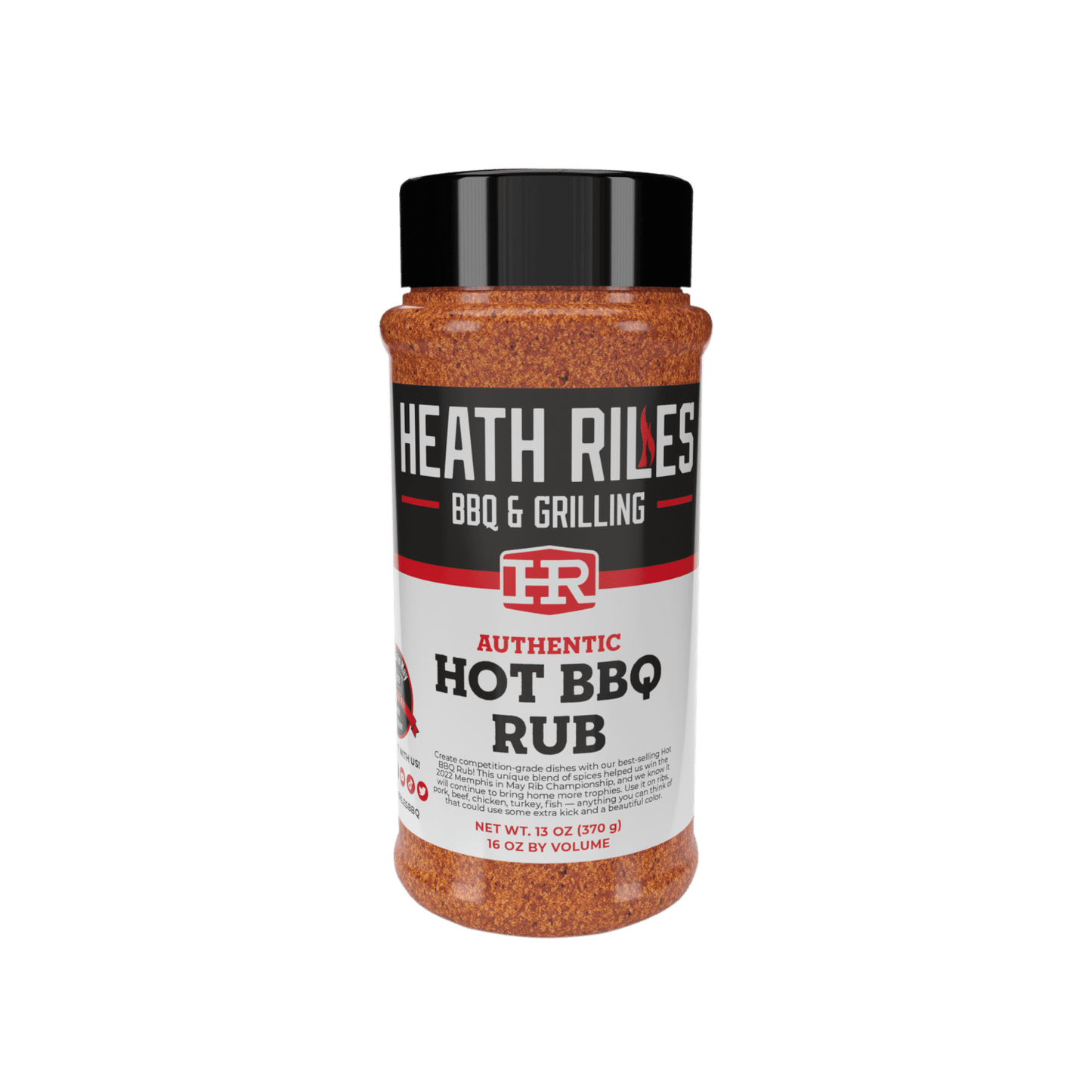 Hot BBQ Rub Shaker