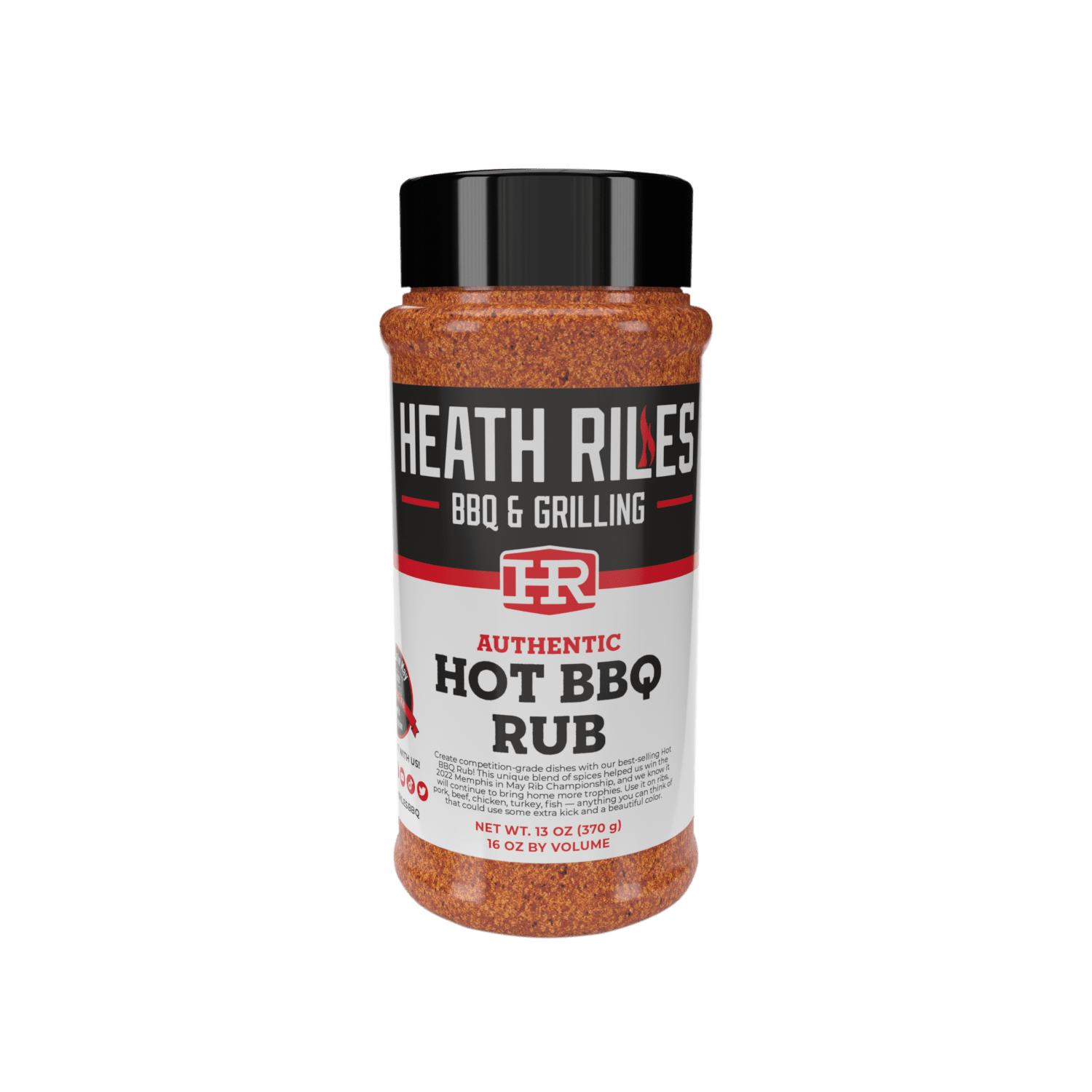 Hot BBQ Rub Shaker