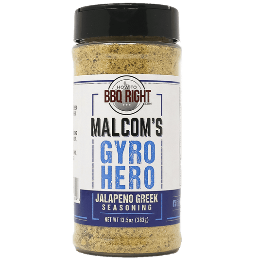 Malcom's Gyro Hero, 16 oz. - Front