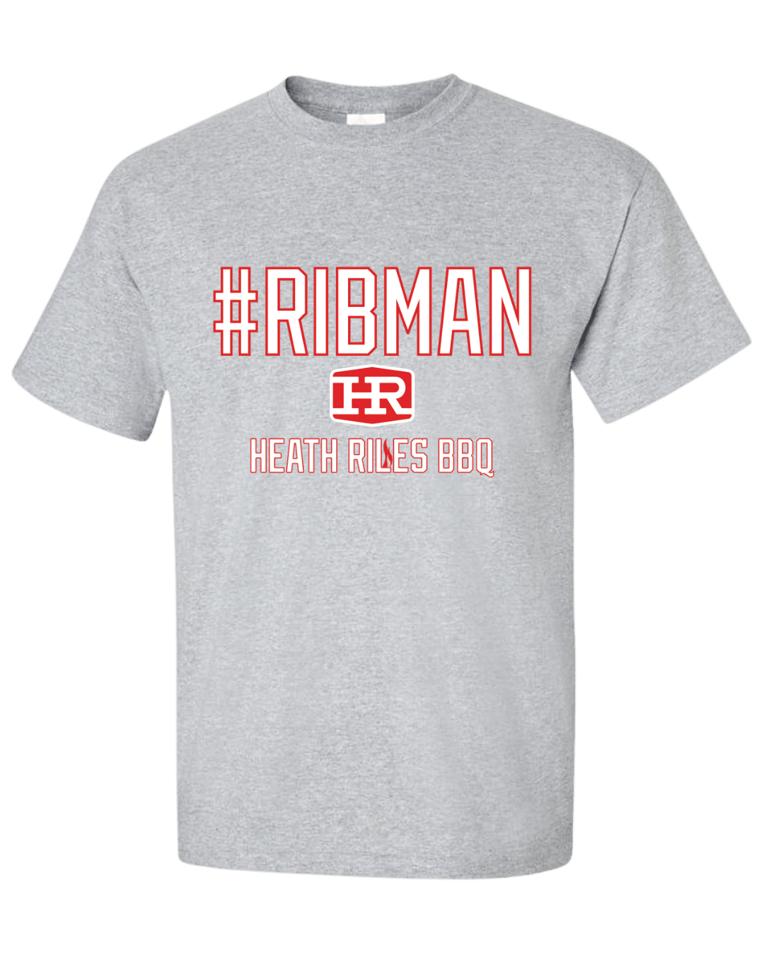 Heath Riles BBQ #Ribman T-Shirt Merchandise Heath Riles BBQ 