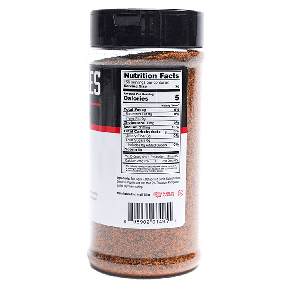 Beef Rub Nutrition Facts
