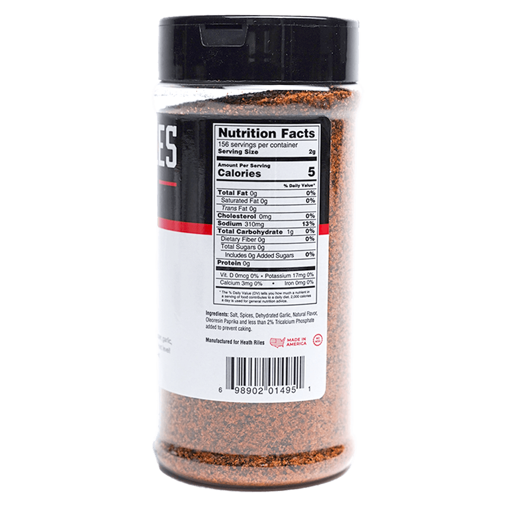Backyard Griller Bundle - Beef Rub Nutrition Facts
