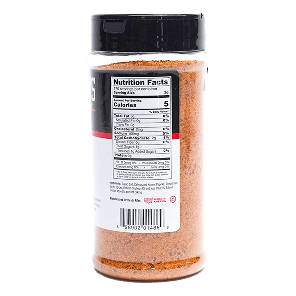 Home Cooked Bundle - Honey Rub Nutrition Facts
