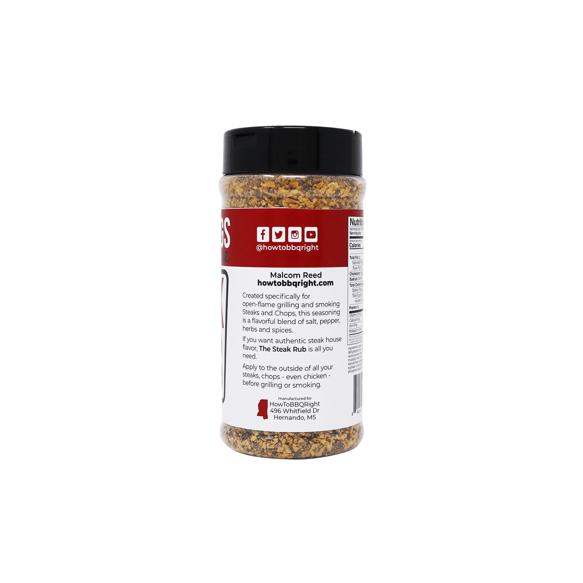 Killer Hogs Steak Rub, 16 oz. - Side