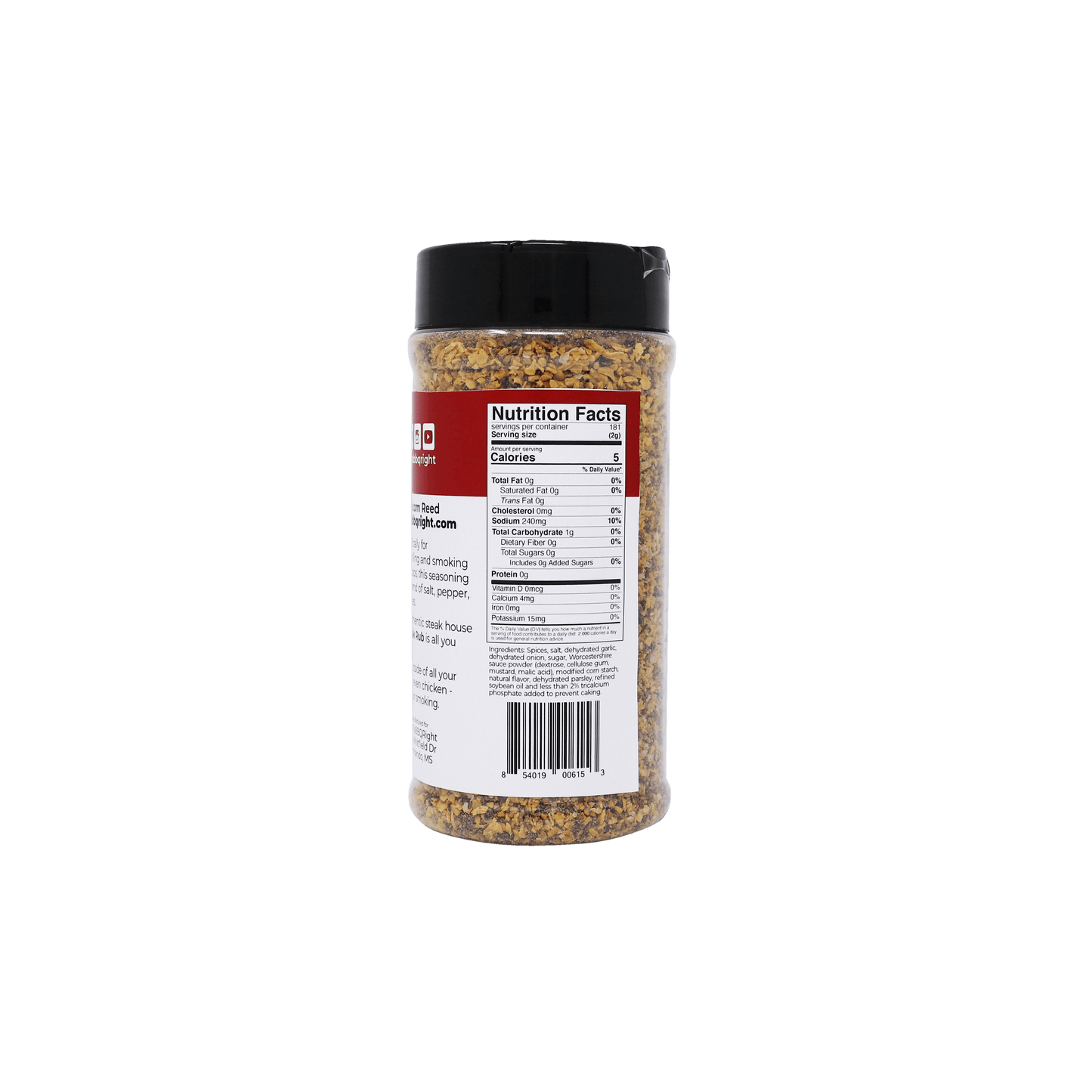 Killer Hogs Steak Rub, 16 oz. - Nutrition Facts