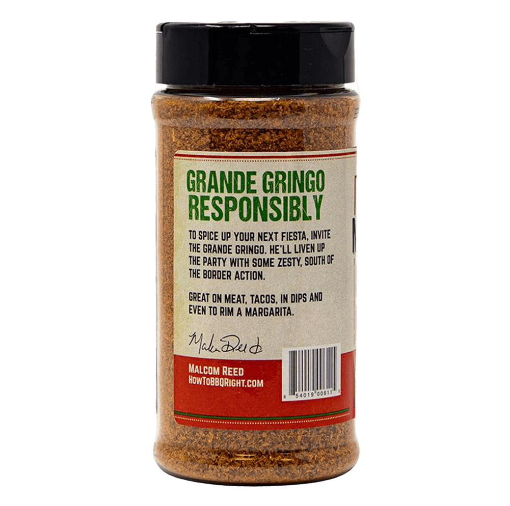 Malcom's Grande Gringo, 16 oz. - Side Label 