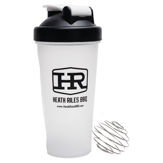 Heath Riles BBQ Mixing Shaker Bottle Front