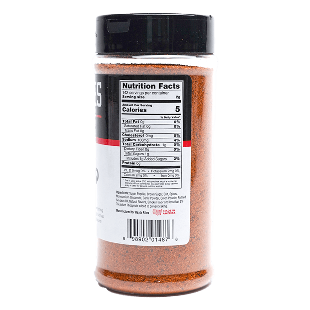 Backyard Griller Bundle - Sweet BBQ Rub Nutrition Facts